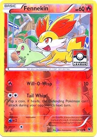Image for Fennekin - 10/124 (Pokemon League) (010/124) (PR) - Pokemon