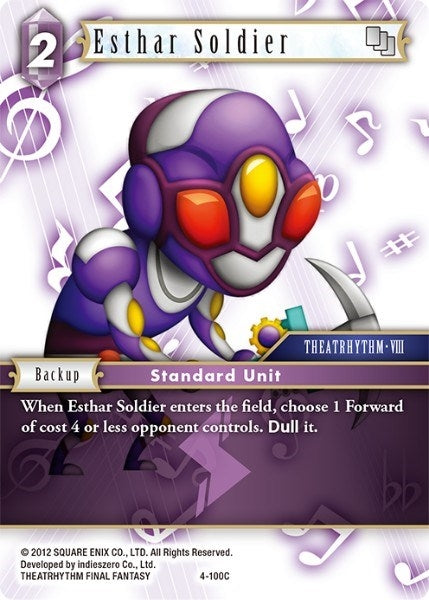 Image for Esthar Soldier (4-100C) (Opus IV) - Final Fantasy TCG