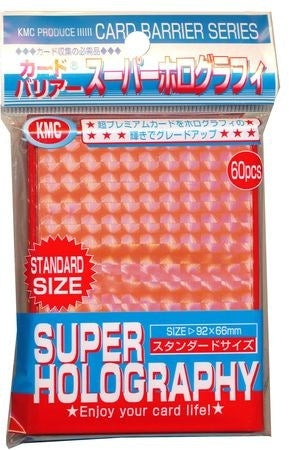 Image for KMC Card Barrier - Super Holography - Orange (60-Pack) - Card Sleeves