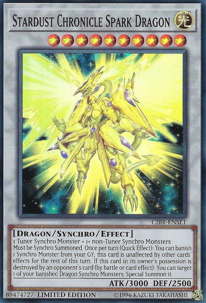 Image for Stardust Chronicle Spark Dragon (CIBR-ENSE1) (CIBR) - YuGiOh