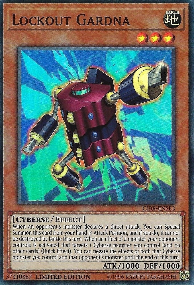 Image for Lockout Gardna (CIBR-ENSE3) (CIBR) - YuGiOh