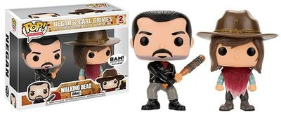 Image for The Walking Dead: Negan & Carl Grimes 2-Pack (Books-A-Million Exclusive) - Funko