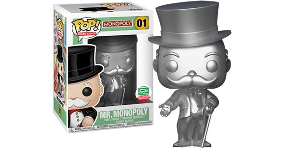 Image for Monopoly: Silver Mr. Monopoly (Limited Edition) (Funko Shop Exclusive) - Funko