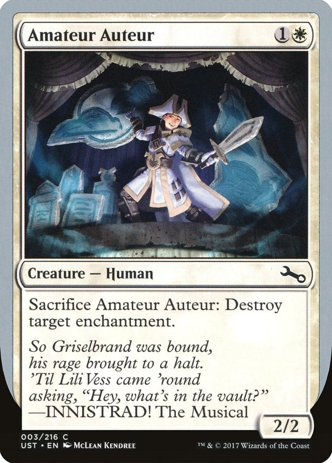 Image for Amateur Auteur (B) (3) (Unstable) - Magic: The Gathering