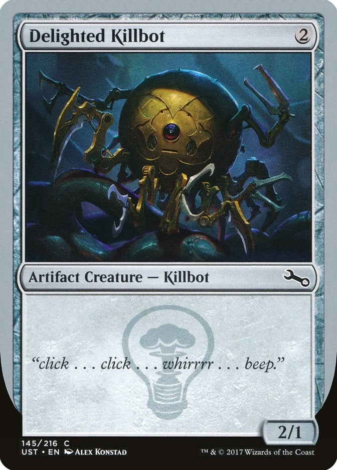 Image for Delighted Killbot (145) (Unstable) - Magic: The Gathering