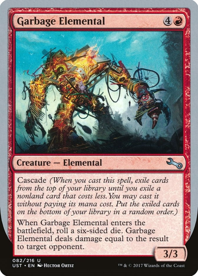 Image for Garbage Elemental (D) (82) (Unstable) - Magic: The Gathering