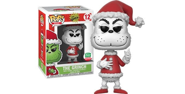 Image for The Grinch - Black and White Santa Grinch (Limited Edition) (Funko Shop Exclusive) - Funko