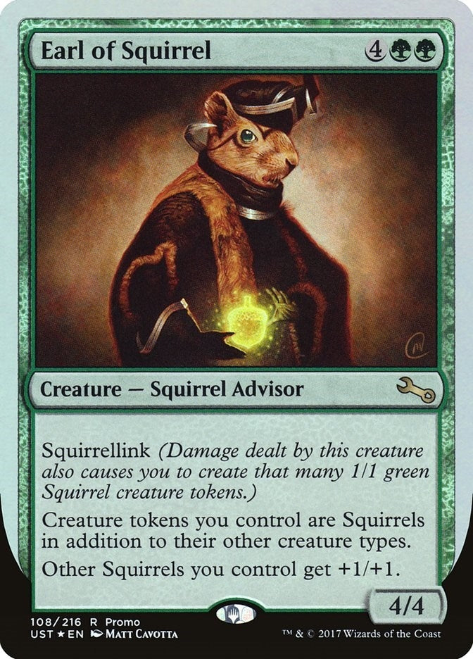 Image for Earl of Squirrel (Draft Weekend) (108) (Launch Party & Release Event Promos) - Magic: The Gathering