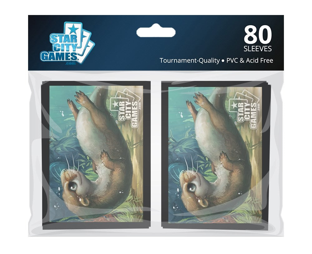 Image for Star City Games Gloss Sleeves - Otter (80-Pack) - Card Sleeves