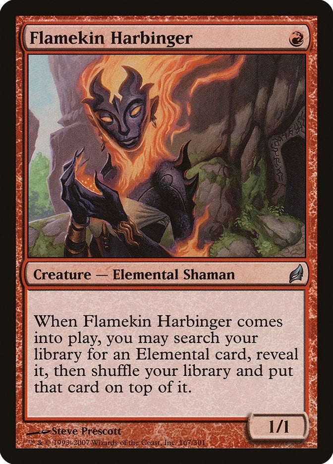Image for Flamekin Harbinger (167) (Lorwyn) - Magic: The Gathering