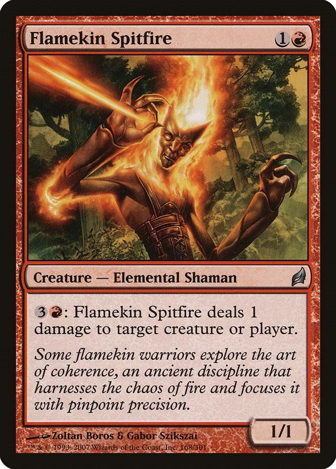 Image for Flamekin Spitfire (168) (Lorwyn) - Magic: The Gathering
