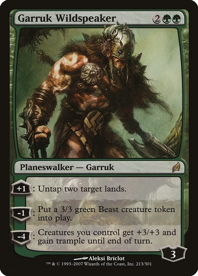 Image for Garruk Wildspeaker (213) (Lorwyn) - Magic: The Gathering