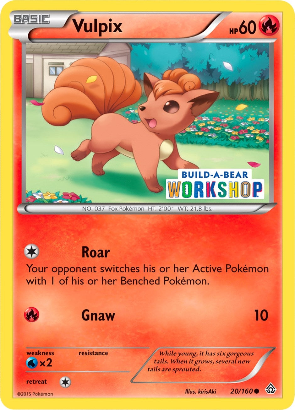 Image for Vulpix - 20/160 (Build-A-Bear Workshop Exclusive) (020/160) (MCAP) - Pokemon