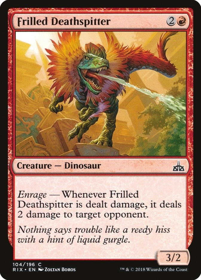 Image for Frilled Deathspitter (104) (Rivals of Ixalan) - Magic: The Gathering