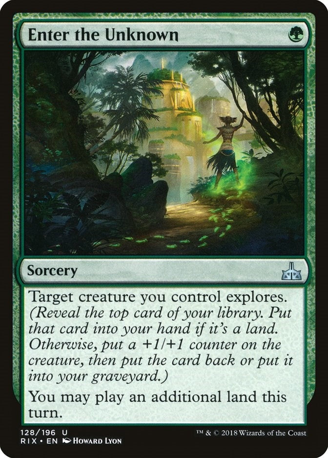 Image for Enter the Unknown (128) (Rivals of Ixalan) - Magic: The Gathering