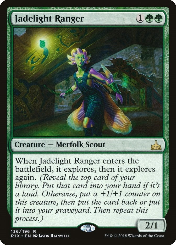 Image for Jadelight Ranger (136) (Rivals of Ixalan) - Magic: The Gathering