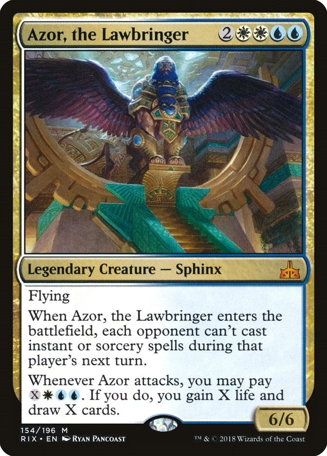 Image for Azor, the Lawbringer (154) (Rivals of Ixalan) - Magic: The Gathering