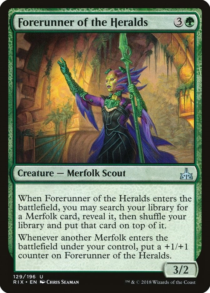 Image for Forerunner of the Heralds (129) (Rivals of Ixalan) - Magic: The Gathering