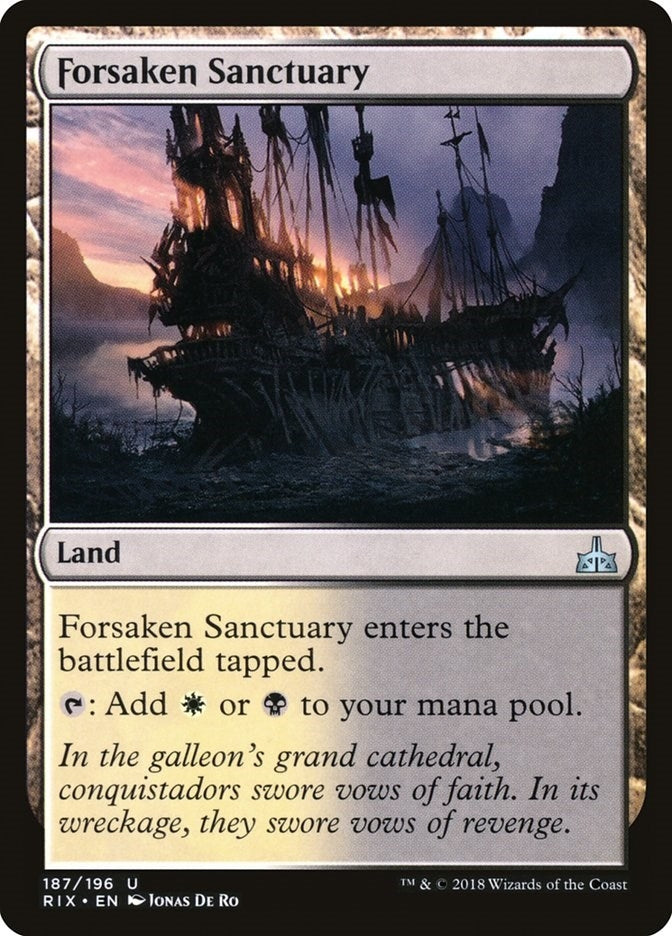 Image for Forsaken Sanctuary (187) (Rivals of Ixalan) - Magic: The Gathering