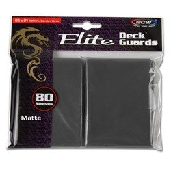 Image for Elite Deck Guards - Matte Standard - Cool Gray (80-Pack) - Card Sleeves