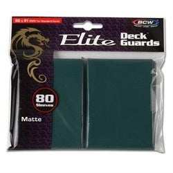 Image for Elite Deck Guards - Matte Standard - Teal (80-Pack) - Card Sleeves