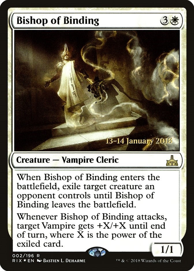 Image for Bishop of Binding (2) (Prerelease Cards) - Magic: The Gathering