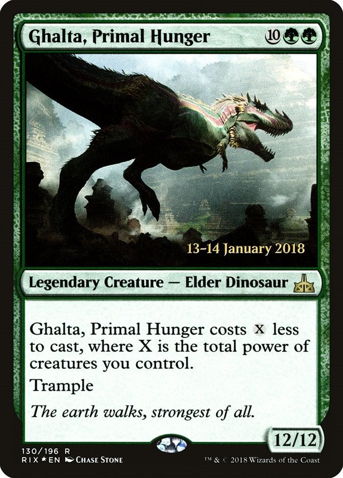 Image for Ghalta, Primal Hunger (RIX) (130) (Prerelease Cards) - Magic: The Gathering