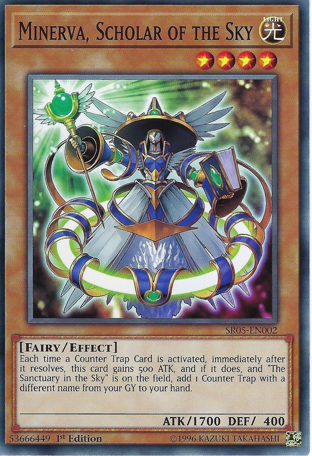 Image for Minerva, Scholar of the Sky (SR05-EN002) (SDWL) - YuGiOh
