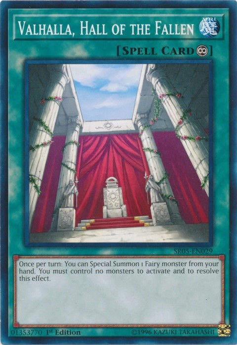 Image for Valhalla, Hall of the Fallen (SR05-EN029) (SDWL) - YuGiOh