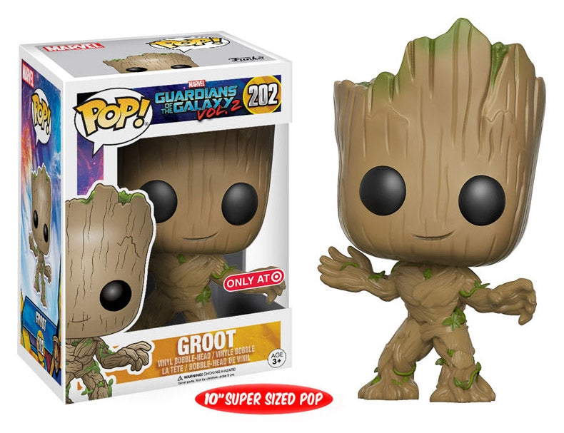 Image for Guardians of the Galaxy: Groot Super Sized 10" (Bobble-Head) (Target Exclusive) - Funko