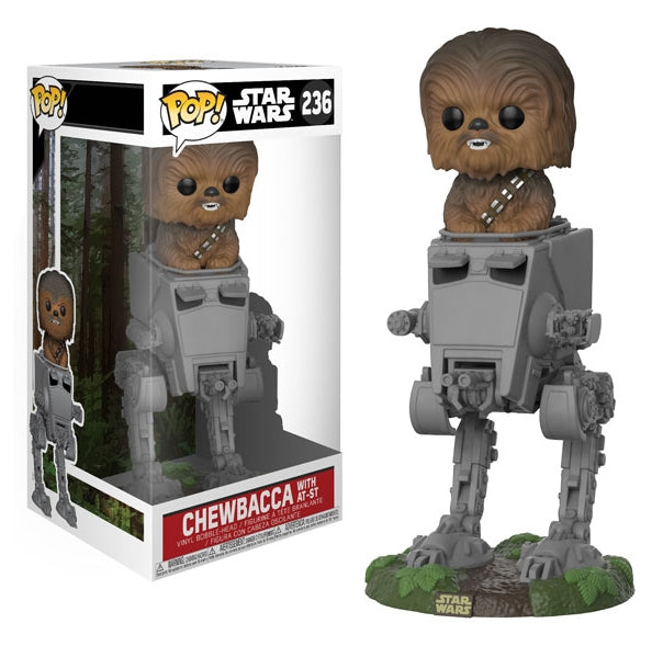Image for Star Wars: Chewbacca with AT-ST (Bobble-Head) - Funko