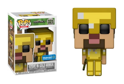 Image for Minecraft: Steve in Gold Armor - Funko