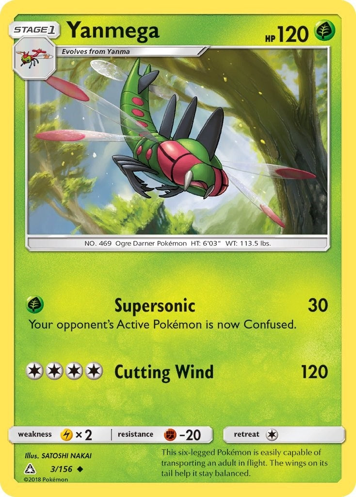 Image for Yanmega (3/156) (SM05) - Pokemon