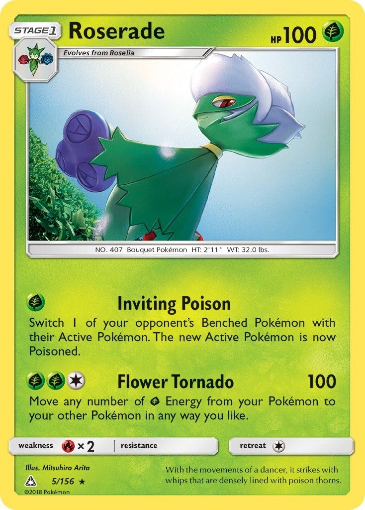 Image for Roserade (5/156) (SM05) - Pokemon