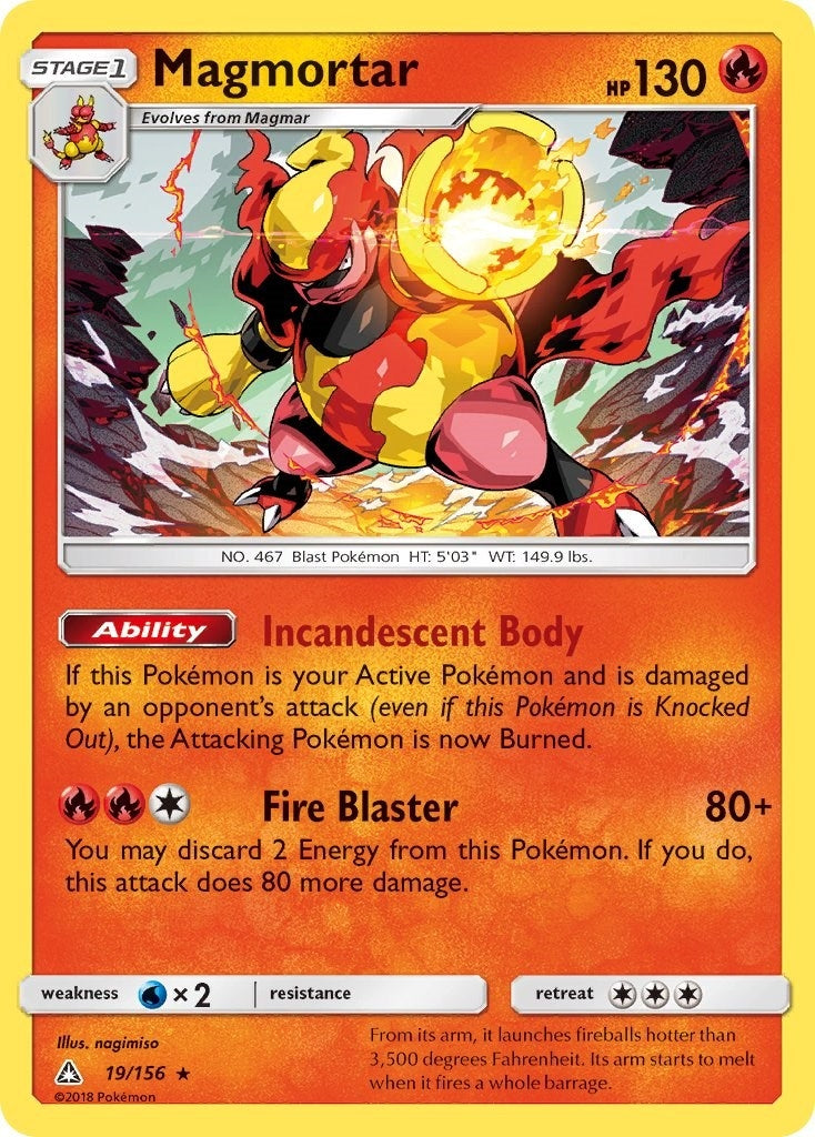 Image for Magmortar (19/156) (SM05) - Pokemon