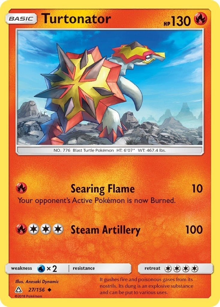Image for Turtonator (27/156) (SM05) - Pokemon