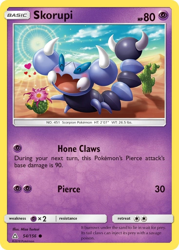 Image for Skorupi (54/156) (SM05) - Pokemon