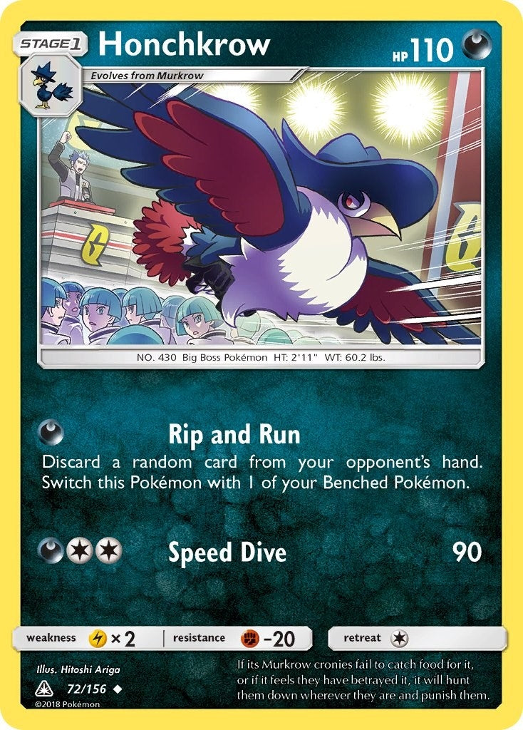 Image for Honchkrow (72/156) (SM05) - Pokemon