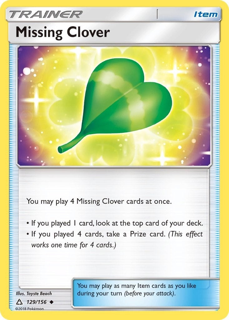 Image for Missing Clover (129/156) (SM05) - Pokemon