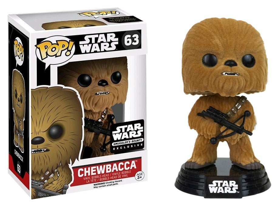 Image for Star Wars: The Force Awakens: Chewbacca (Flocked) (Smuggler's Bounty Exclusive) - Funko
