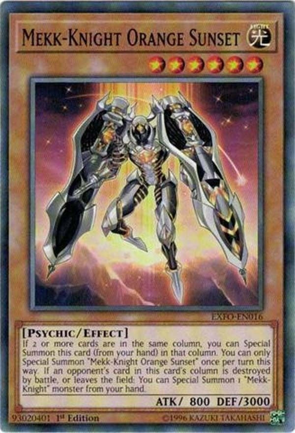 Image for Mekk-Knight Orange Sunset (EXFO-EN016) (EXFO) - YuGiOh