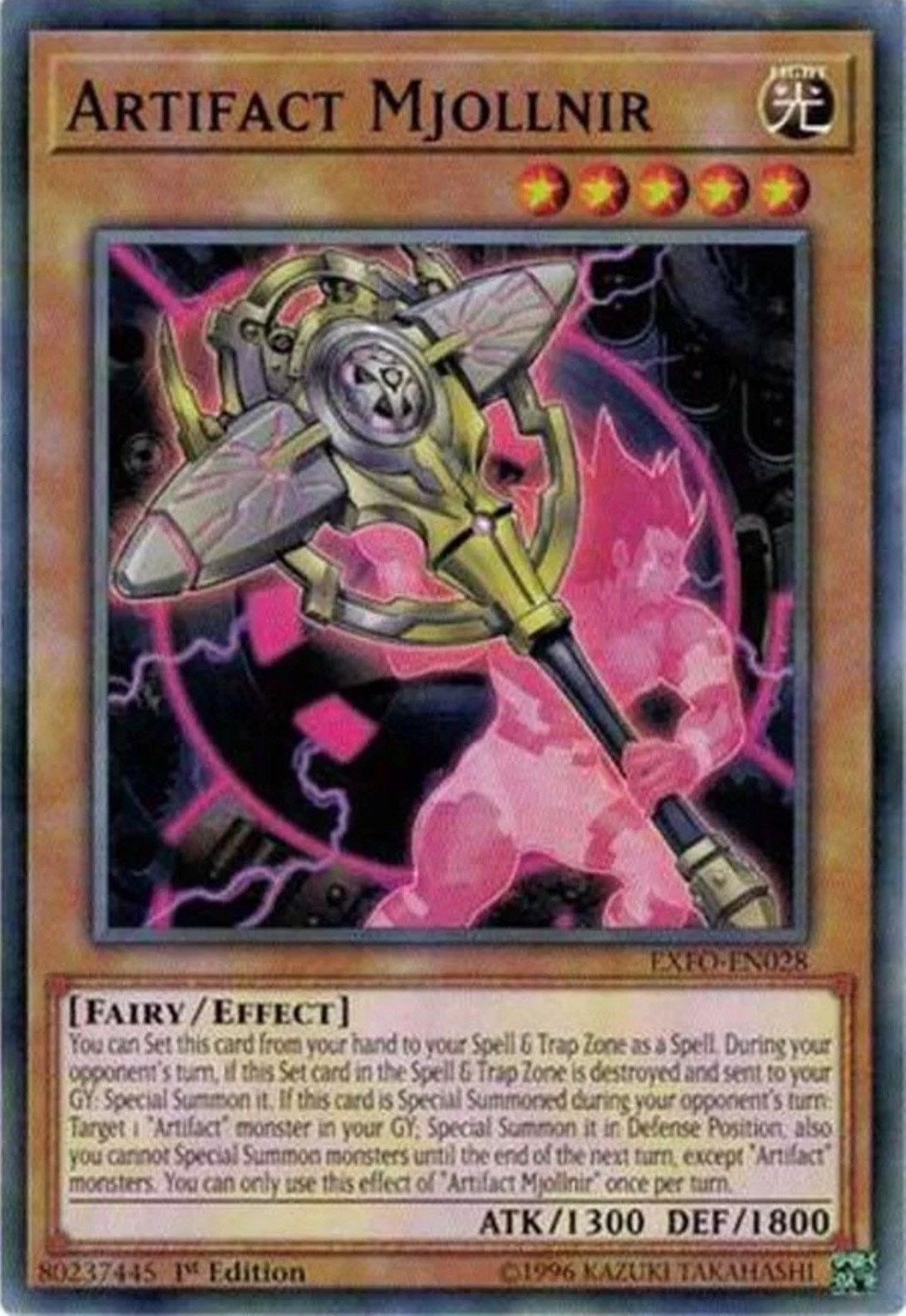Image for Artifact Mjollnir (EXFO-EN028) (EXFO) - YuGiOh