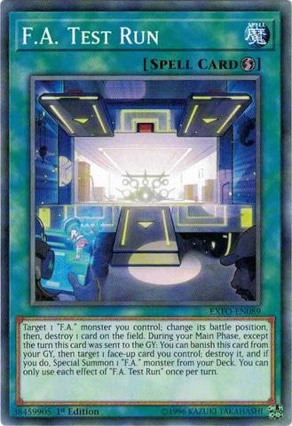 Image for F.A. Test Run (EXFO-EN089) (EXFO) - YuGiOh