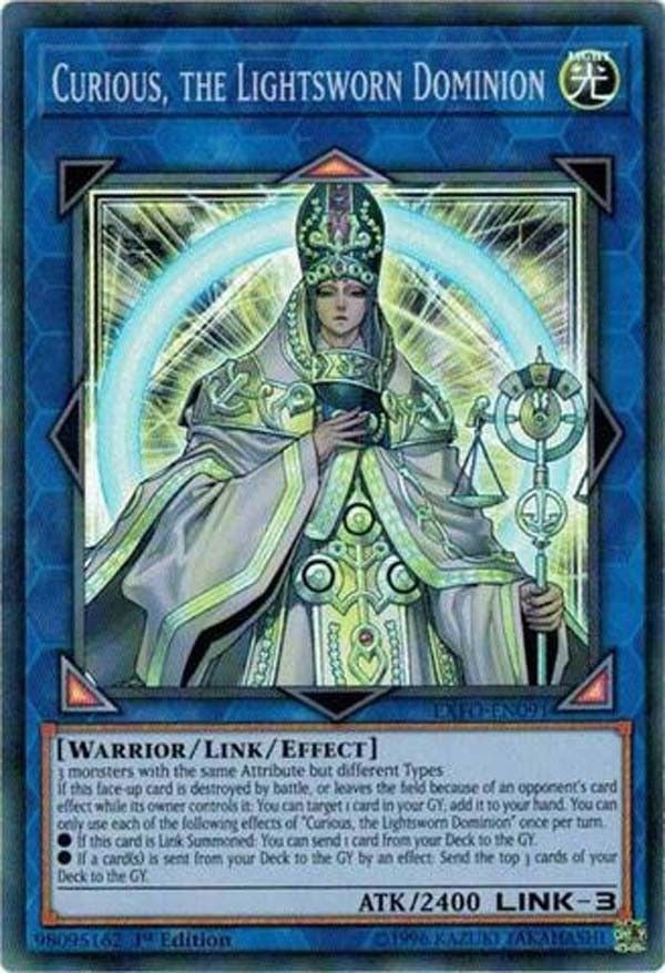 Image for Curious, the Lightsworn Dominion (EXFO-EN091) (EXFO) - YuGiOh