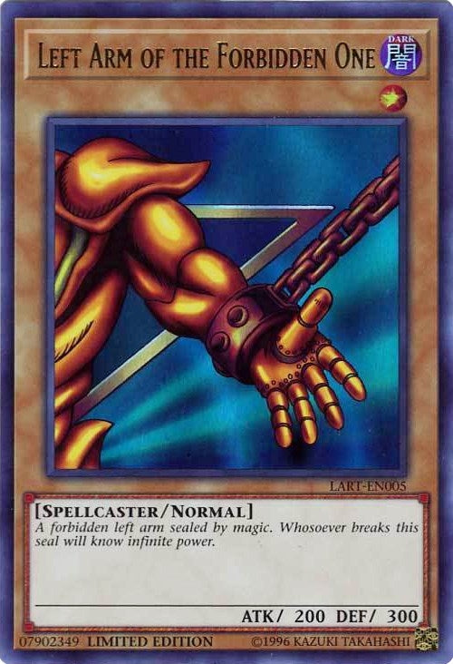 Image for Left Arm of the Forbidden One (LART-EN005) (LART) - YuGiOh