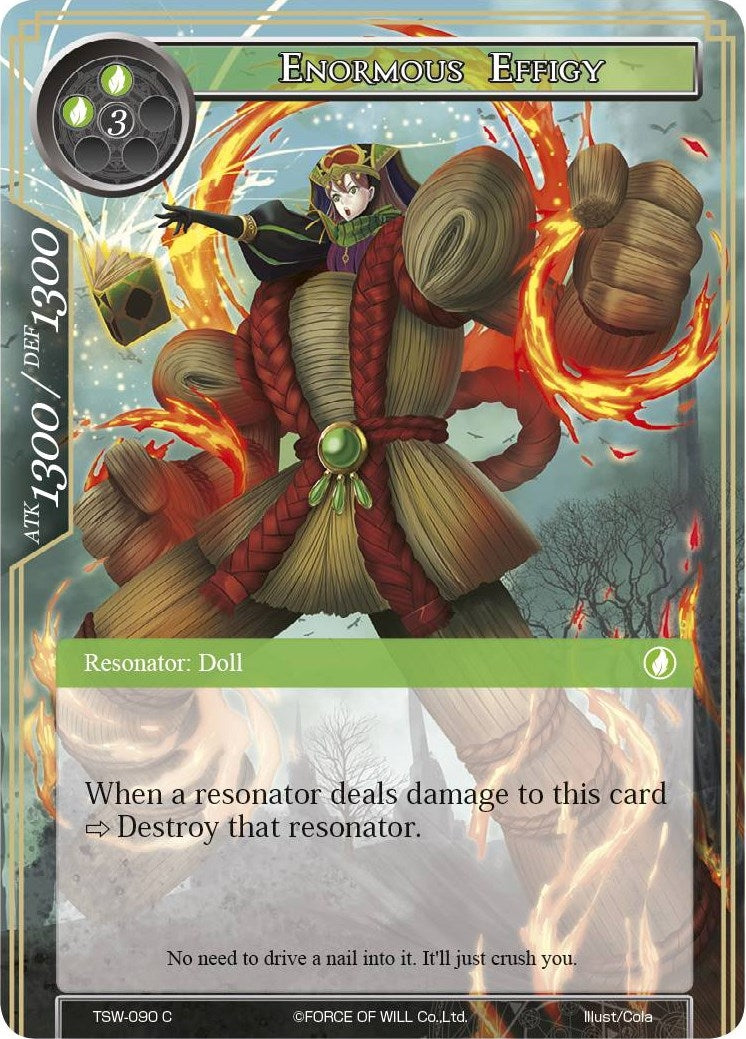 Image for Enormous Effigy (TSW-090) (The Time Spinning Witch) - Force of Will