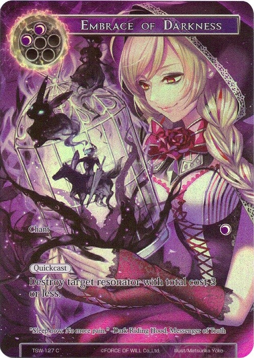 Image for Embrace of Darkness (Full Art) (TSW-127) (The Time Spinning Witch) - Force of Will