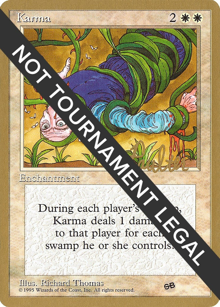 Image for Karma - 1996 Preston Poulter (4ED) (SB) (World Championship Decks) - Magic: The Gathering