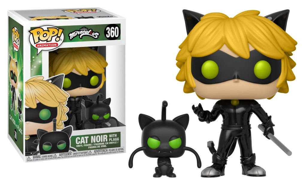 Image for Miraculous: Tales of Ladybug & Cat Noir: Cat Noir with Plagg - Funko