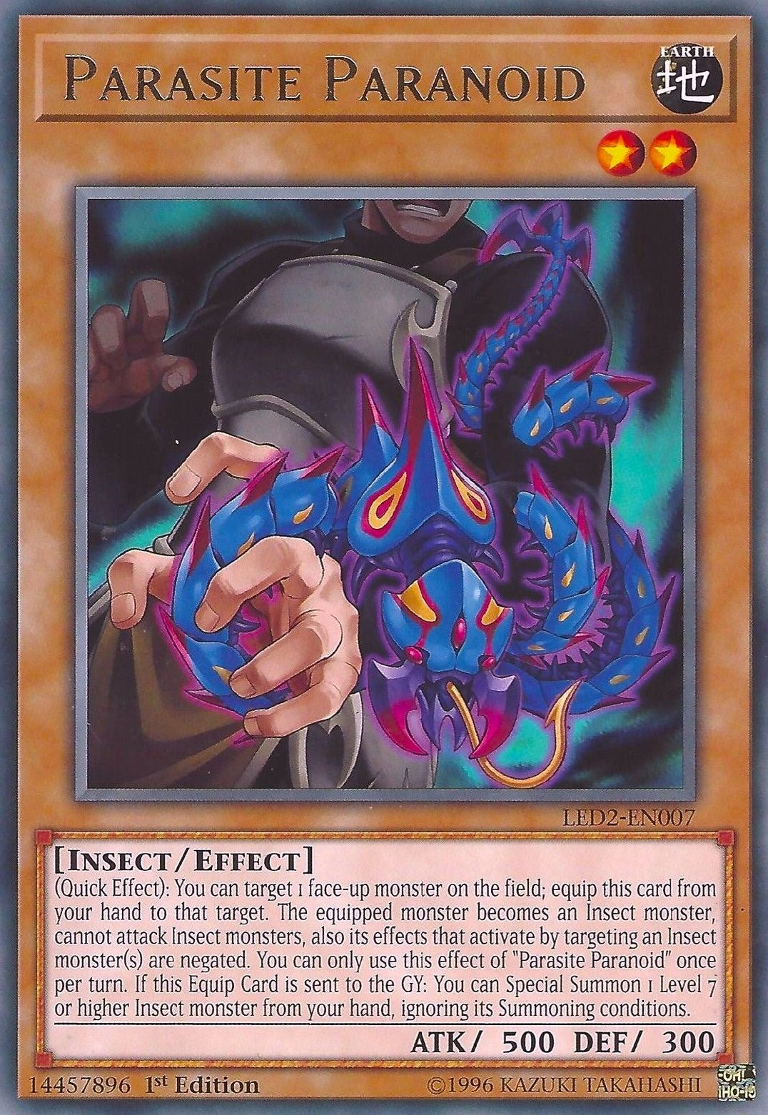Image for Parasite Paranoid (LED2-EN007) (LDAM) - YuGiOh